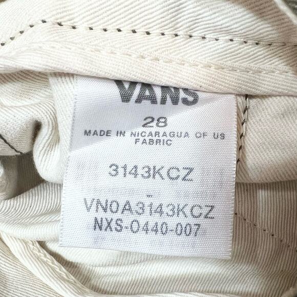 Vans Off the Wall Chino Stretch Pants Mens 28W 30L Olive Green Relaxed Fit New - Picture 3 of 3